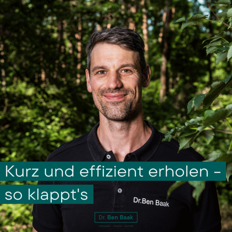Kurz und effizient erholen – so klappt’s